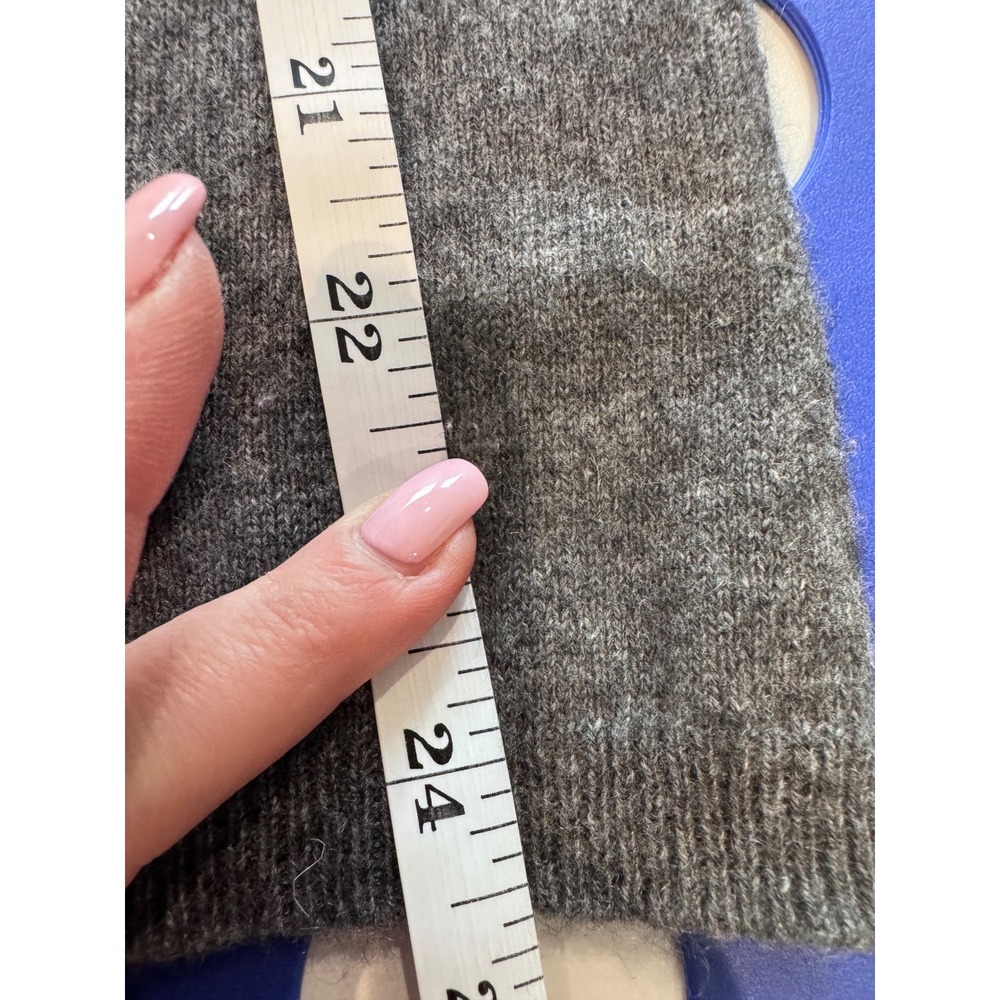 Charter Club 100% Cashmere Turtleneck Sweater Grey Womens Size S Preppy luxury - Picture 6 of 7